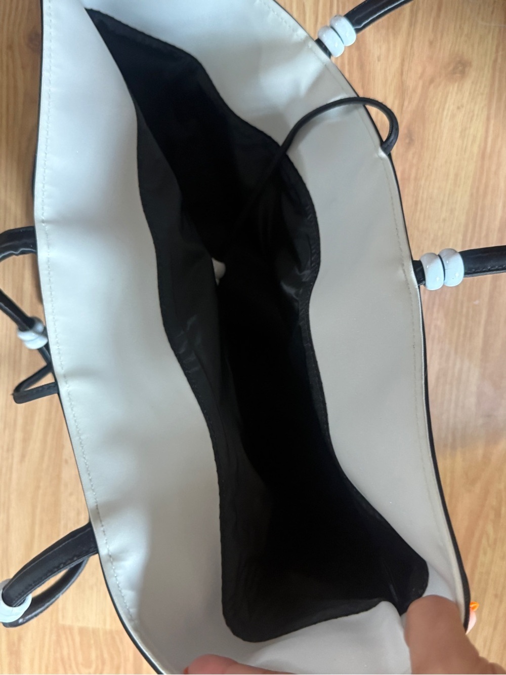 Givenchy Black Tote with Contrast Bead Handles - Picture 7 of 7